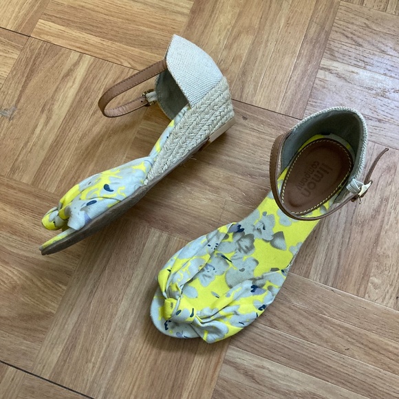 Limon Company Turkish Yellow Floral Espadrilles Shoes 36 - Picture 2 of 10